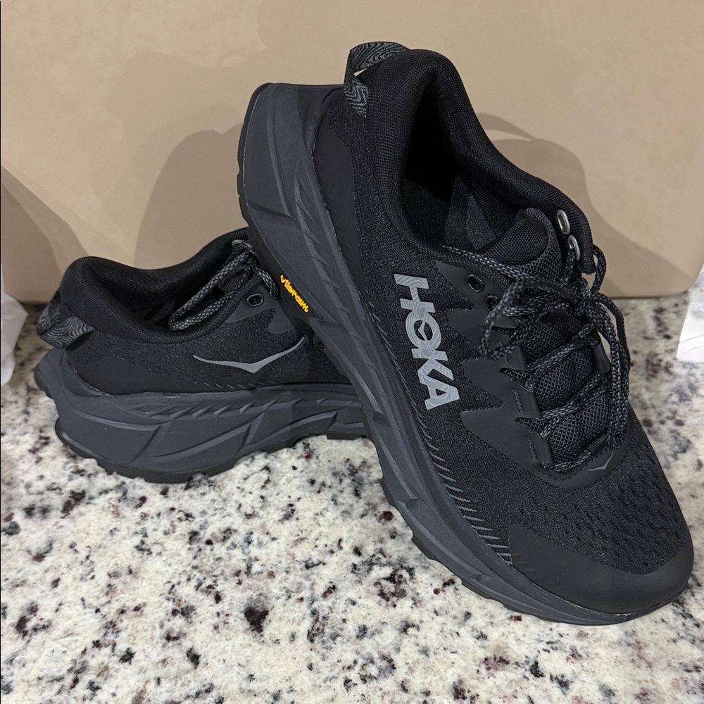 New - Hoka (Womens) Black Athletic Shoes
